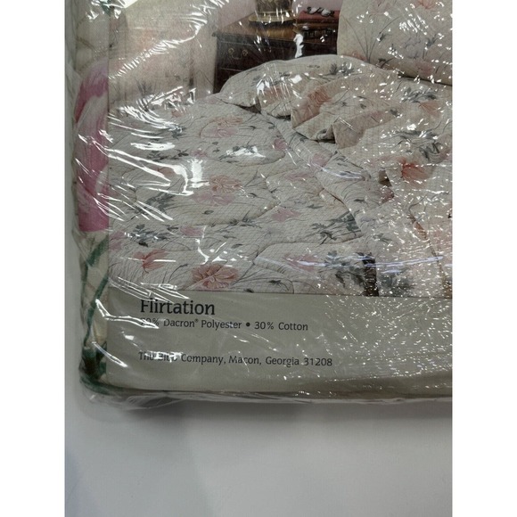 Vintage Floral 4 Piece Full Sheet Set Bed NEW Old Stock - Picture 4 of 5